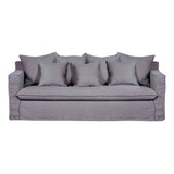 Sofa -living Moderno De Fundas En Lino/felpa2.00cm