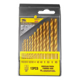 Brocas Mix 13pcs Metal Fierro Hss 1.5mm A 6.5mm Para Taladro