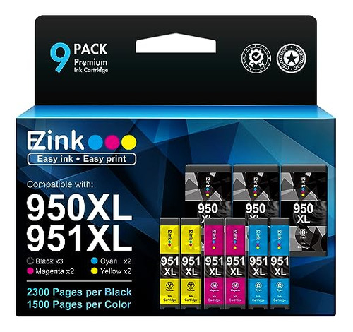 Cartucho De Tinta Compatible E-z Ink (tm) Para Hp 950xl