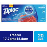 Ziploc Para Freezer Medianas X 20 Unidades X 12 Unidades