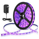 Luz Ultravioleta 5 Metros + Eliminador Tira Led Uv Curado