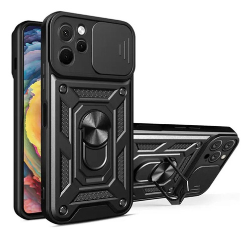 Funda Para iPhone Uso Rudo Con Doble Proteccion De Camara