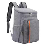 Mochila Hielera Térmica Portatil Con Carga Usb Celular 42cm