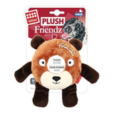 Juguete Para Perros Oso Push Friendz Medium Color Marrón Claro