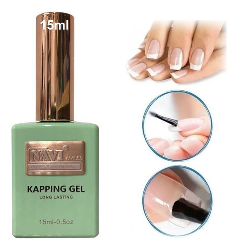 Kapping Gel Navi Para Uñas Manicuria Capping Y Transfer 15ml