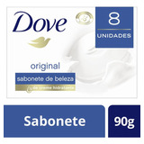 Sabonete Barra Dove Original 90g C/ 8 Unidades