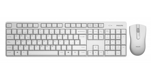 Kit Teclado + Mouse Philips C501 Inalambrico Wireless Pilas