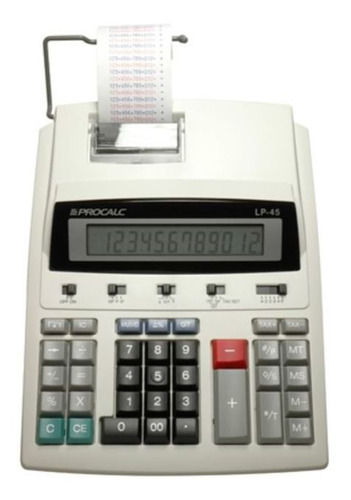 Calculadora De Mesa Com Bobina Procalc Lp45