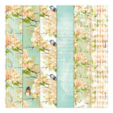 Papeles Para Scrapbook Birds And Flowers 2