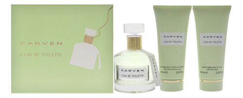 Perfume Carven Leau De Toilette, 100 Ml, Para Mujer, Set De