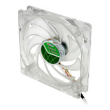 Fan 120mm Led Verde 3pin+adpt 25mm Espes 1000rpm Rulem Titan