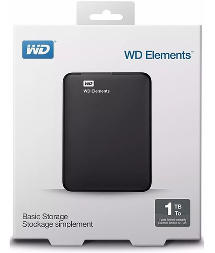 Disco Rigido 1tb Externo Westen Digital Elements Usb 3.0