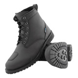 Bota Joe Rocket Luna Corta Moto Con Protecciones Negro Mujer