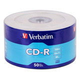 600 Disco Cd-r Verbatim Logo 52x 80min 700 Mb 