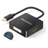 Adaptador Mini Displayport A Hdmi Dvi Vga, Convertidor De Pa