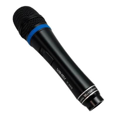 Microfono Dinamico Alambrico Vamav V-309 Color Negro | Meses sin interés