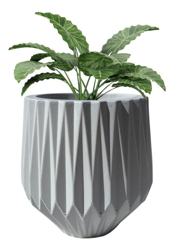 Vaso Para Plantas Modelo Origami De Polietileno Jardim Casa