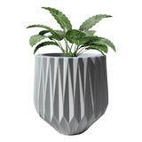 Vaso Para Plantas Modelo Origami De Polietileno Jardim Casa