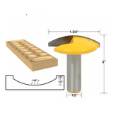 Broca-fresa Para Router, De Radio Concavo Moldura Redonda 