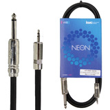 Cable Patcheo Kwc Neon Plug Mono Mini Plug Stereo 1,5 Metros