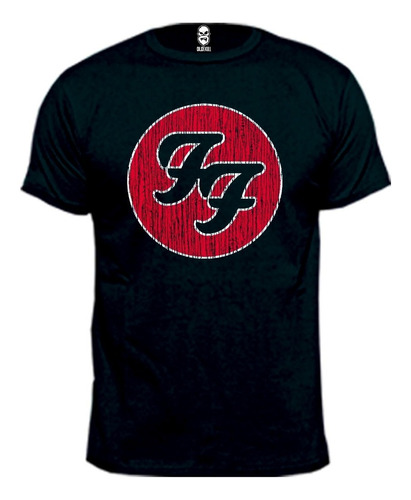 Remera Foo Fighters Logo 100% Algodón Premium Peinado