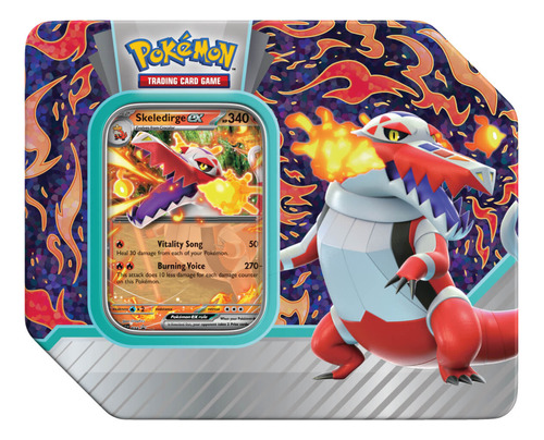 Pokemon Tin Paldea Parners 5 Sobres + Promo Nueva Original