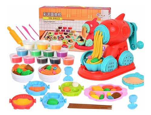 Brinquedo Infantil U, Argilas Coloridas, Máquina De Macarrão