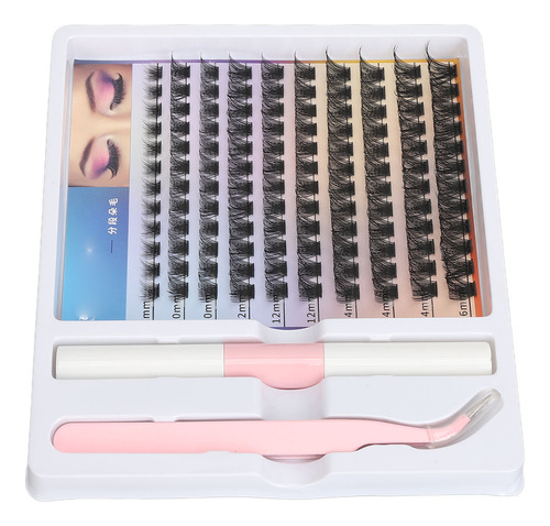 Kit De Extensión De Pestañas Diy Lash, 120 Unidades, Racimos