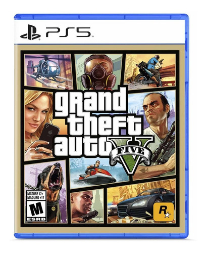 Jogo Gta V Ps5 Mídia Física Lacrado Original Pronta Entrega