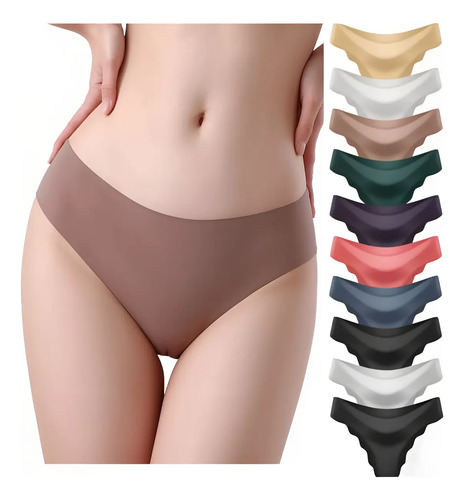 Pack 10 Calzoncillos Hipster Sin Costuraspara Mujer Lenceria | MercadoLibre