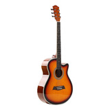 Guitarra Acústica Deviser L-706 Para Diestros Sunburst Brillante
