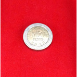 Antigua Moneda Colombia 500 Pesos 2015 Rana De Cristal