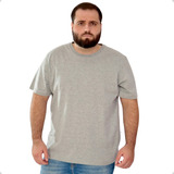 Camiseta Masculina Plus Size - Básica Lisa