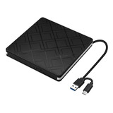 Usb 3.0 Tipo-c Dvd Drive Recorder Writer Reader Alto- Para