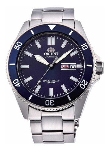 Reloj Hombre Orient Ra-aa0009l1 Automático Pulso Plateado En