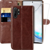 Monasay Funda Tipo Cartera Para Samsung Galaxy Note 10+ Plus