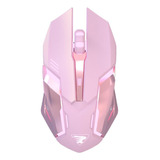 Gamer - Cuaderno De Mouse (ajustable, Silencioso, Color Rosa