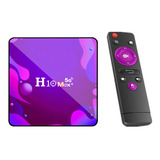 H10 Max+ Smart Tv Box Receptor Android 10.0 1gb+8gb 4k Medio