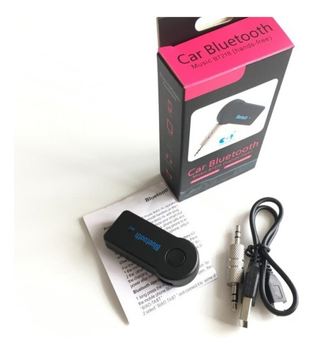 Receptor De Audio Bluetooth Adaptador Auto Pendrive 