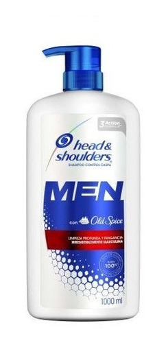 Shampoo Head & Shoulders Men Con Fragancia Old Spice 1 L