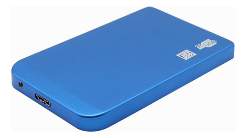 Caja De Disco Duro Disco Duro (azul) Box Sata Ssd Portable
