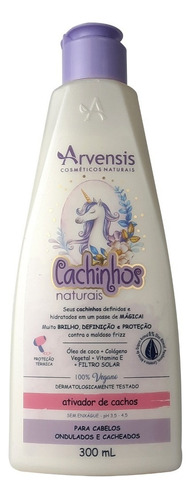 Arvensis Vegano Creme Ativador Cachinhos E Ondulados 300ml