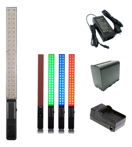 Iluminador Led Yongnuo Yn360 + Bateria F970 + Carreg + Fonte