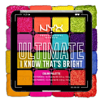 Paleta de sombras ultimate shadow palette de 16 tonos - I KNOW THATS BRIGHT | Envío gratis