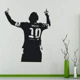 Vinilo Decorativo Futbol Lionel Messi 100x80cm