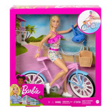 Muñeca Barbie Paseo En Bicicleta Mattel