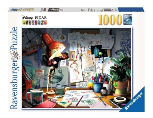 Rompecabezas Ravensburger Escritorio Del Artista 1000 Piezas 14+