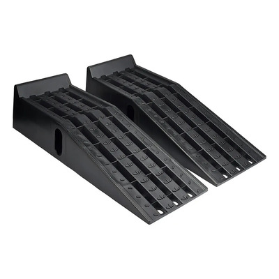 Rampas Portátiles Pittsburgh Automotive 6500 Lb Negro 2 Piezas Moto