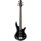 Ibanez Guitarra Baja De 5 Cuerdas, Derecha, Negra (gsrm25bk.