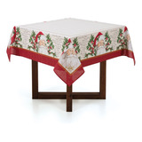 Toalha De Mesa De Natal Quadrada Karsten 4 Lugares Cor Estampada